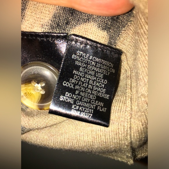 Sanctuary Barely Leopard Print V-Neck Cardigan / Medium - Picture 14 of 15